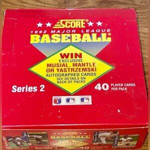 Score 1992 Baseball Box Set​​​​​​​​